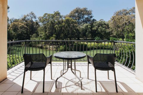 Lakeside room terrace